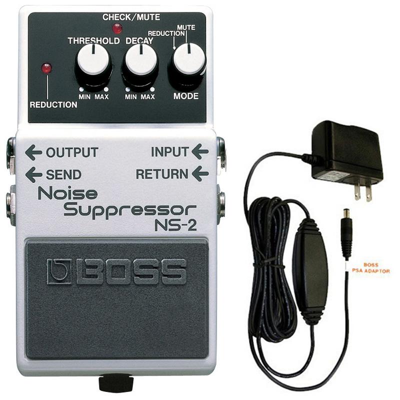 BOSS ノイズサプレッサー NS-2 日本製　純正電源アダプタ付き Amazon | BOSS/NS-2 Noise Suppressor［純正ACアダプター同時