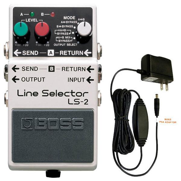 BOSS LS-2 Line Selecter PSA-100S セット BOSS セレクター LS-2 Line Selector + 純正アダプター PSA