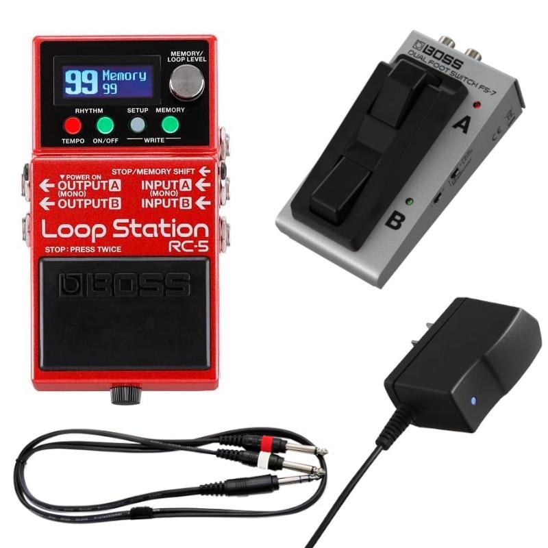 BOSS ボス RC-5 Loop Station ルーパー + FS-7 Dual Foot switch BOSS ボス RC-5 Loop Station ルーパー + FS-7 Dual Foot switch