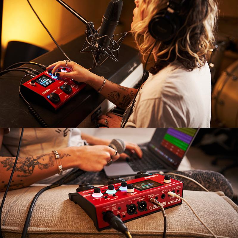 BOSS ボーカル エフェクター VE-22 Vocal Performer + BOSS ボーカル エフェクター VE-22 Vocal Performer +