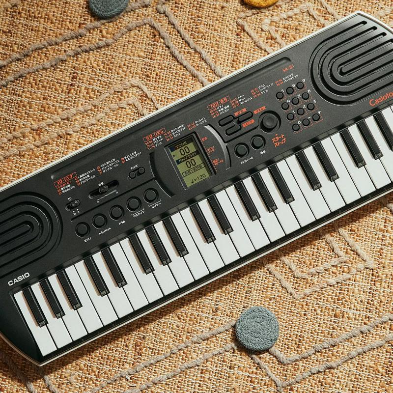 CASIO (カシオ) SA-81 ブラック ミニ鍵盤キーボード 【専用AC CASIO (カシオ) SA-81 ブラック ミニ鍵盤キーボード 【専用AC