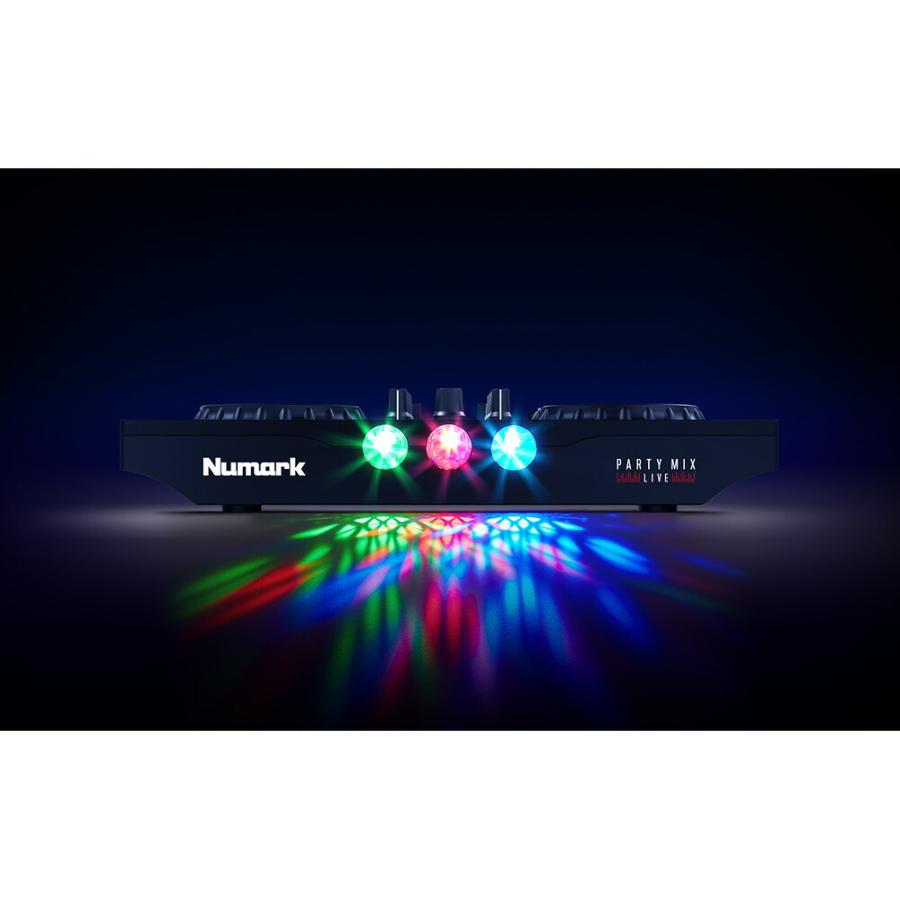 Numark DJコントローラー Party Mix Live スピーカー内蔵 LED搭載 