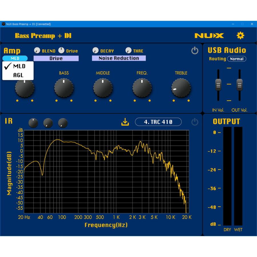 在庫あり 直送可能》NUX MLD Bass Preamp + DI (NBP-5) ニューエックス 