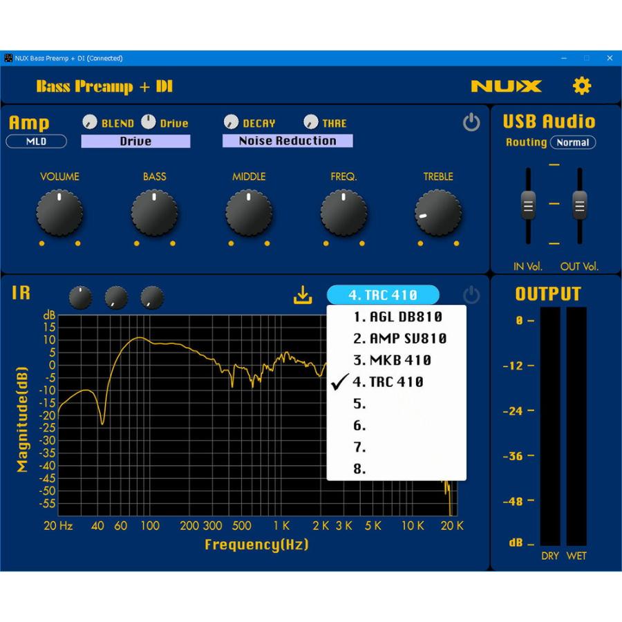在庫あり 直送可能》NUX MLD Bass Preamp + DI (NBP-5) ニューエックス nux Melvin Lee Davis bass preampプリアンプ