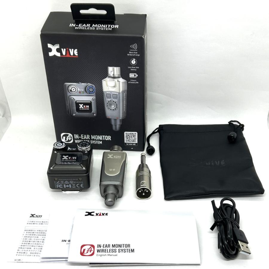 アウトレット品》ワイヤレス イヤモニ XVIVE XV-U4 U4 アウトレット品》ワイヤレス イヤモニ XVIVE XV-U4 U4
