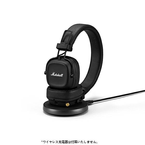 マーシャル ヘッドフォン Major4 ブラック Marshall ヘッドホン Bluetooth 80時間連続再生 ワイヤレス充電対応｜mikigakki｜05