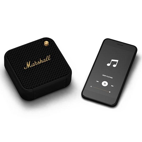 マーシャル  スピーカー WILLEN (BLACK & BRASS) Marshall ブラック Bluetooth5.0対応 軽量700g｜mikigakki｜07