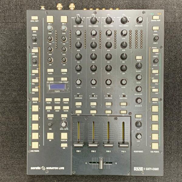 中古品》RANE SIXTY EIGHT レーン DJミキサー PC2台接続可能 中古品》RANE SIXTY EIGHT レーン DJミキサー PC2台接続可能