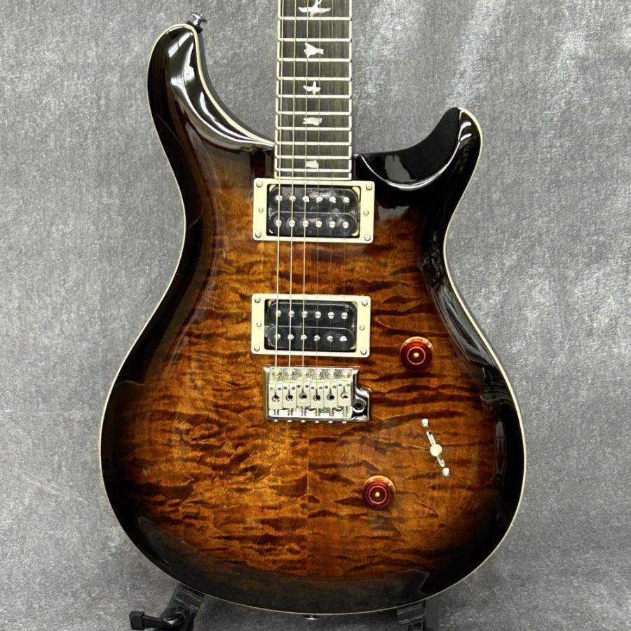エレキギター エレキ ギター ポールリードスミス PRS SE Custom 24 Quilt Package - BG - Black Gold Sunburst  専用GIGBAG 付2023製｜mikigakki｜02
