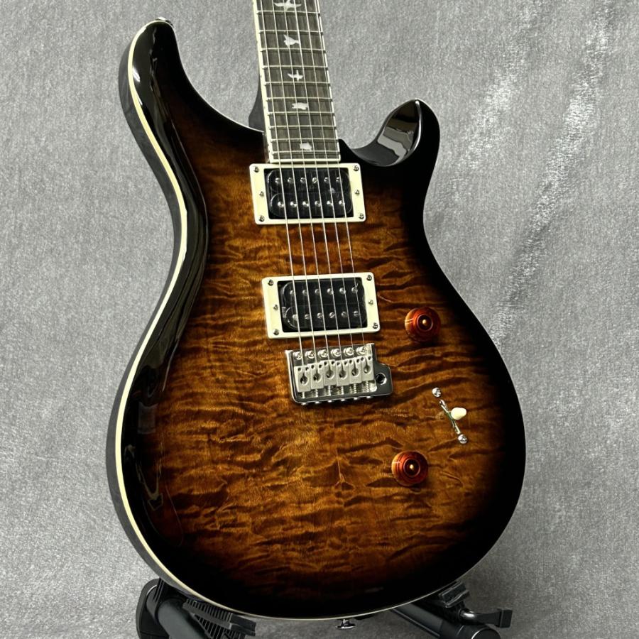 エレキギター エレキ ギター ポールリードスミス PRS SE Custom 24 Quilt Package - BG - Black Gold Sunburst  専用GIGBAG 付2023製｜mikigakki｜03
