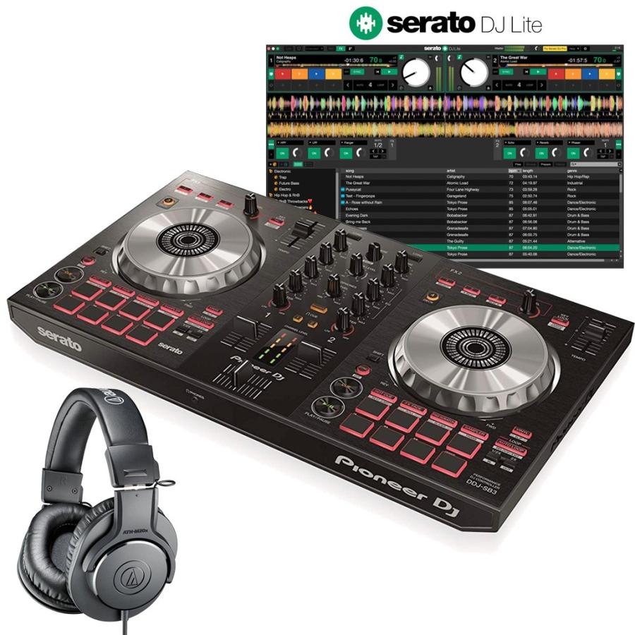 DDJ SB seratoDJ コントローラー ヘッドフォン付き