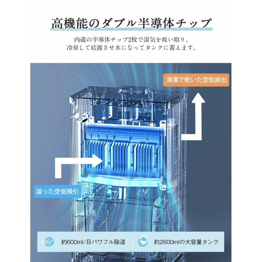 除湿機 衣類乾燥 小型 パワフル除湿 空気清浄機 1台3役 強力除湿