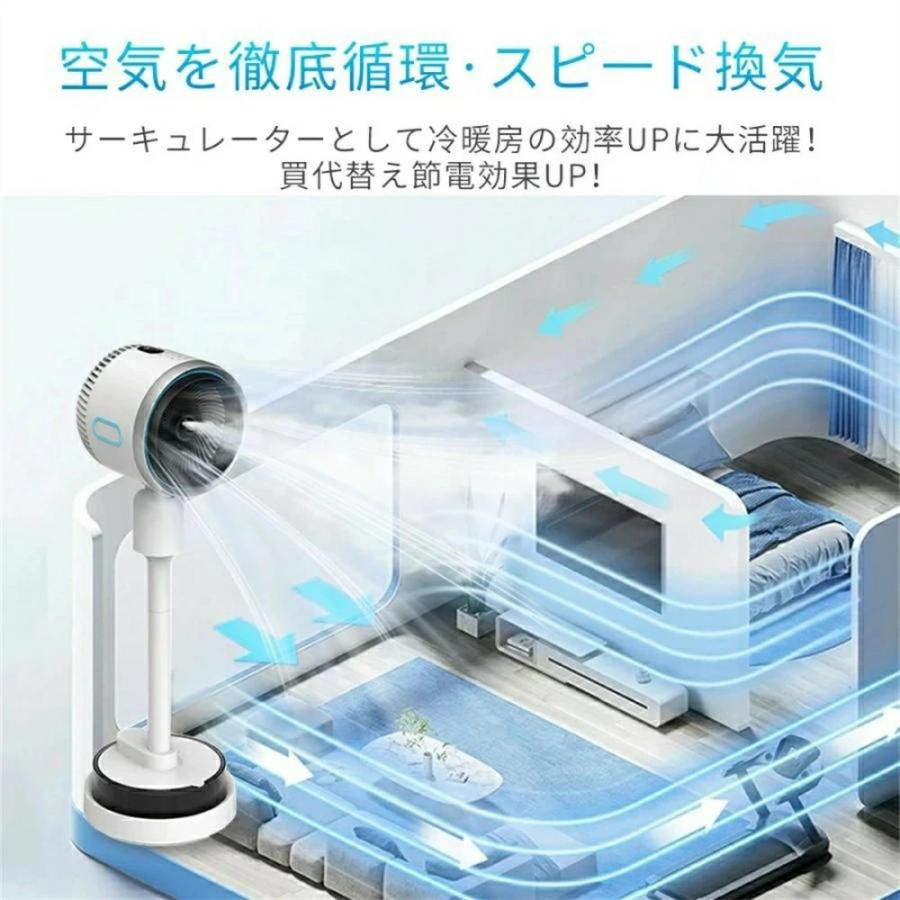 一台6役／ 扇風機 冷風機 冷風扇 冷暖兼用 サーキュレーター 風量3段階