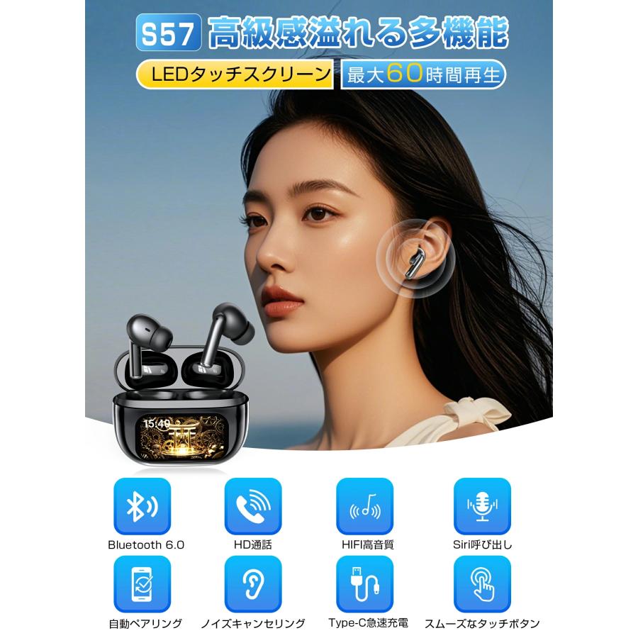 ワイヤレスイヤホン Amazon.co.jp: 【2024年 Bluetooth イヤホン】ワイヤレス