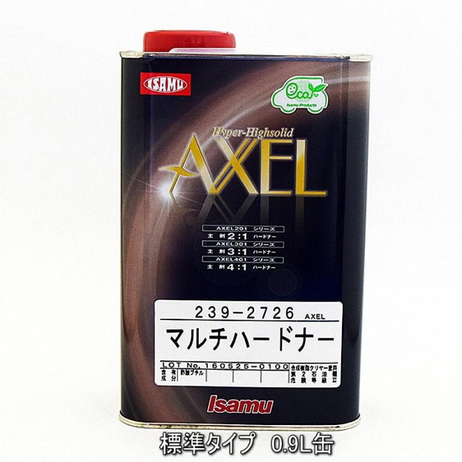 イサム塗料 アクセルマルチハードナー 0.9L 標準タイプ : ウレタン