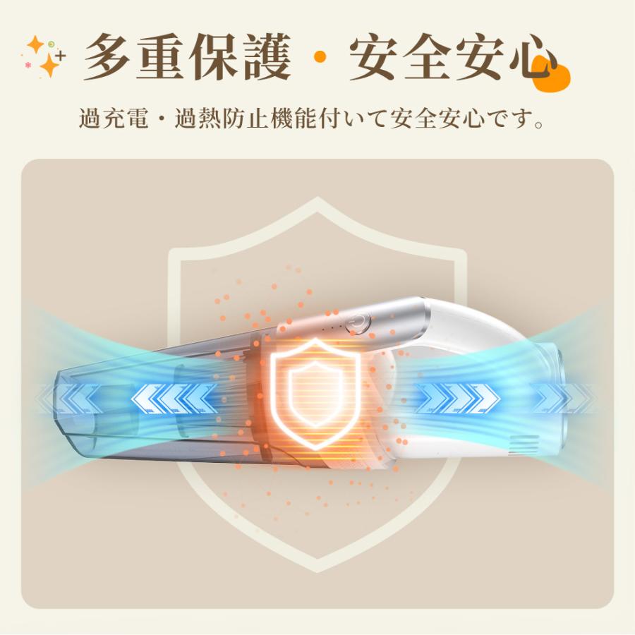 【限定クーポン4780円】掃除機 2段階強力吸引 コードレス掃除機 スティッククリーナー ハンディクリーナー スティック掃除機 ハンディー掃除機 フィルター家庭用の画像