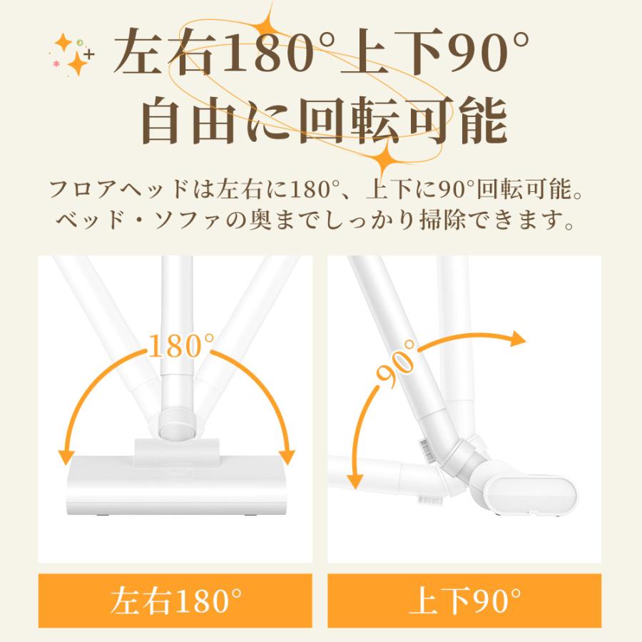 【限定クーポン4780円】掃除機 2段階強力吸引 コードレス掃除機 スティッククリーナー ハンディクリーナー スティック掃除機 ハンディー掃除機 フィルター家庭用の画像