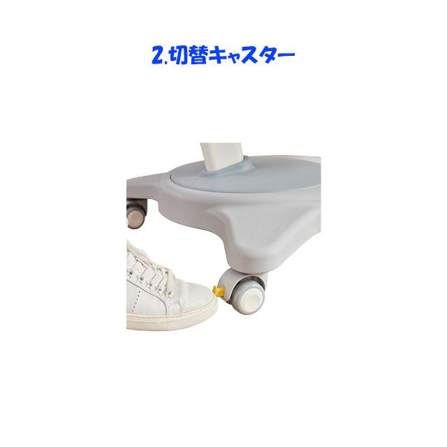 学習チェア 切替キャスター付き 座面スライド 椅子 座面 背部高さ調整 学習イス 勉強イス キッズ家具 子供部屋用　昇降デスク用チェア_2