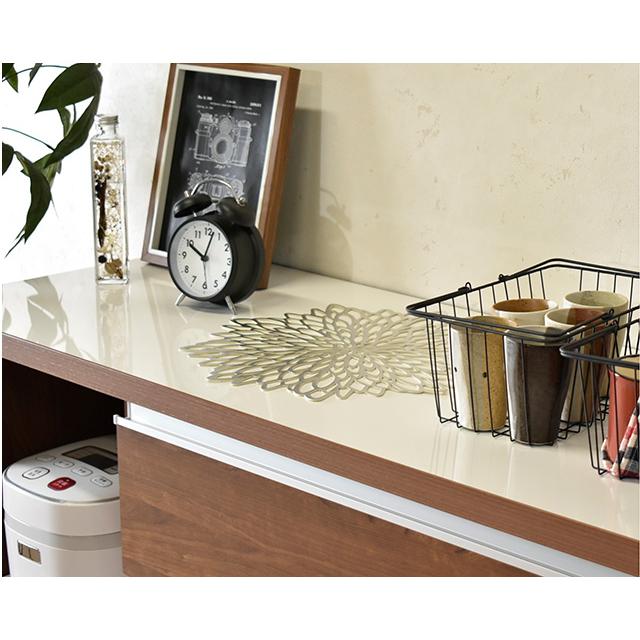 ハイカウンター 幅120cm カウンターテーブル キッチンカウンター 高さ100cm 間仕切りカウンター キッチン収納 キッチンラック 収納家具 完成品 国産 |  | 05