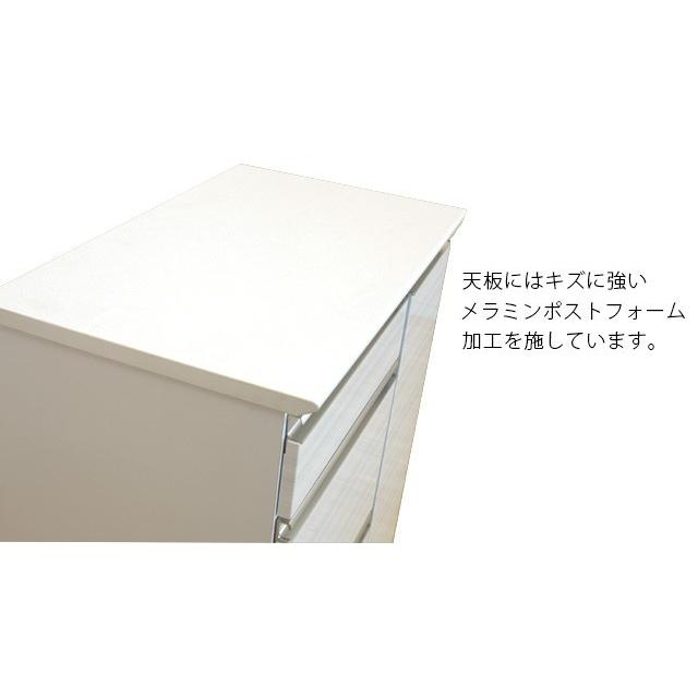 カウンター 幅80cm ホワイト カウンターテーブル 家電収納 高さ89cm 間仕切りカウンター キッチン収納の画像