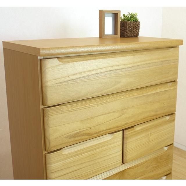 チェスト 桐タンス 6段 幅80 ハイチェスト クローゼット 引き出し 衣類