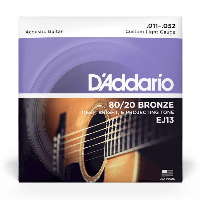 買物Daddario ダダリオ アコースティックギター弦 EJ13 (011-052）