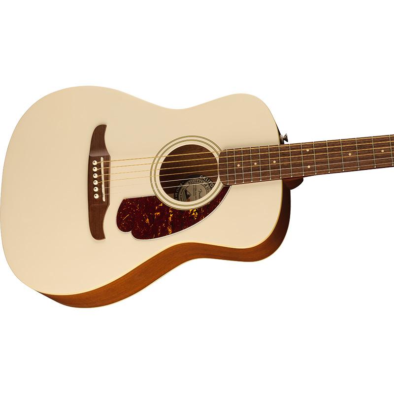 Fender エレアコギター MALIBU PLAYER（色：Olympic White／指板 