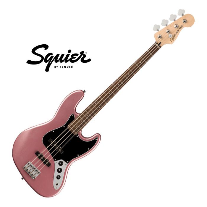 Squier by Fender Affinty JAZZ BASS （色：Burgundy Mist／指板：ローレル）｜mikiwebstore