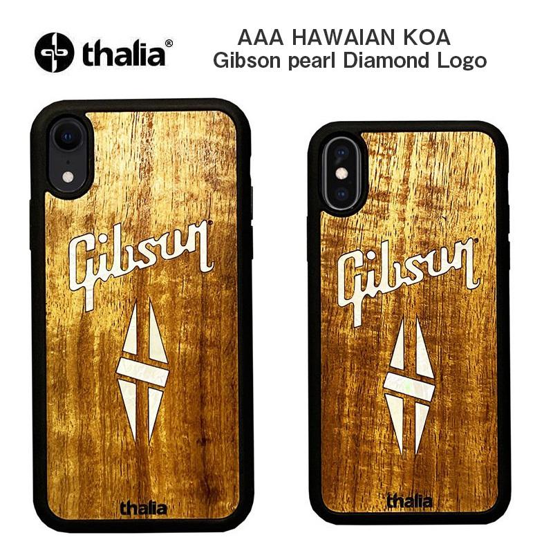 在庫限り Thalia タリア Iphoneケース a Hawaian Koa Gibson Pearl Diammond Logo ネコポス発送で送料無料 注目の Khaskhabar Online