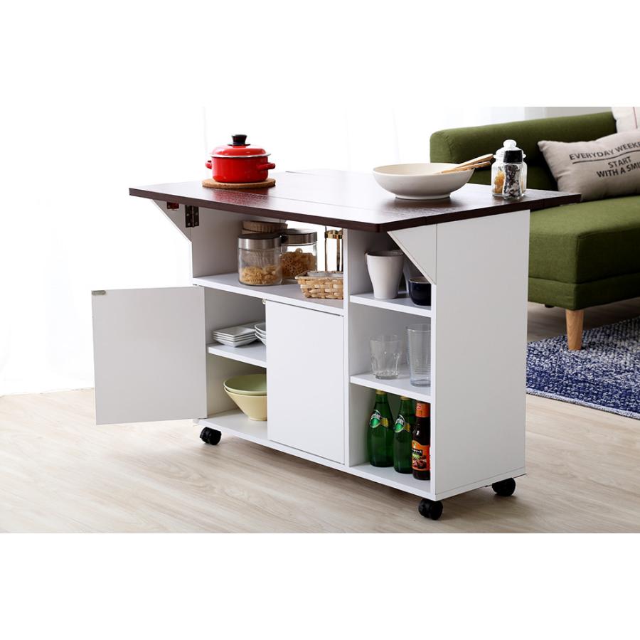 キッチンワゴン 【カウンターテーブルやサイドテーブルに】 ht-ch90_a