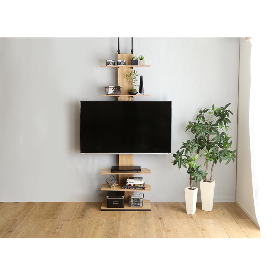 テレビ台 テレビスタンド 32型〜65型対応 ヴィンテージ 突っ張り