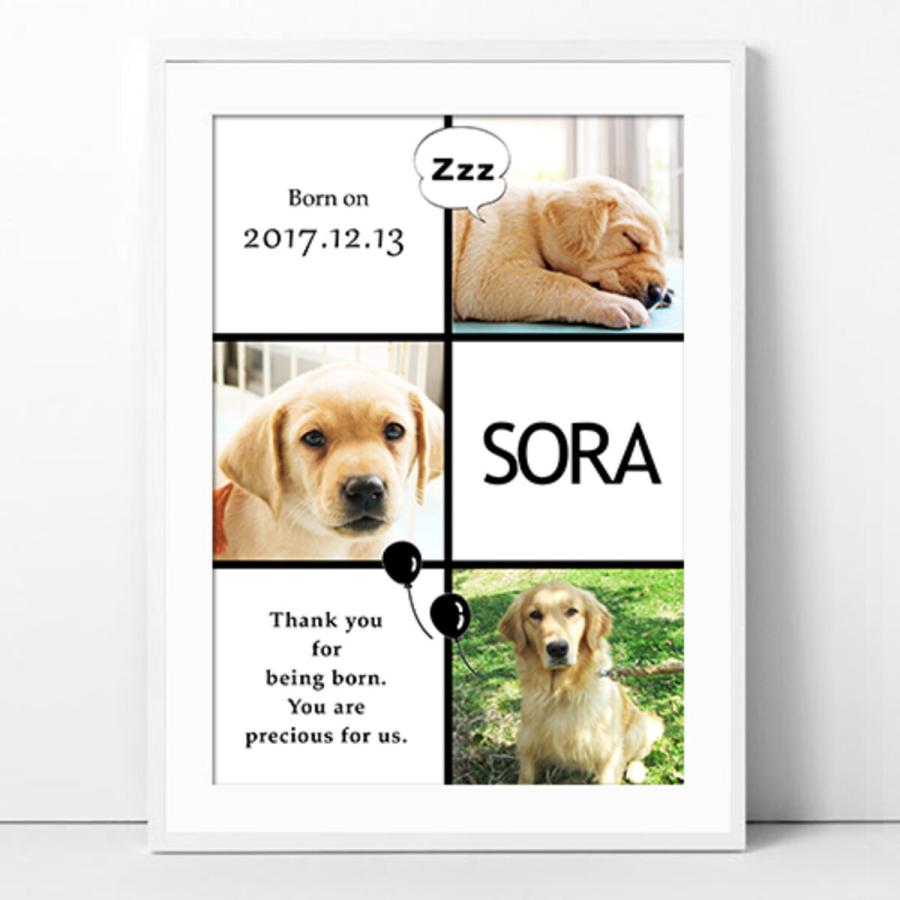 メール便なら送料無料 3カット うちの子 ポスター メモリアルポスター バースデーポスター T006 正規激安 Turningheadskennel Com