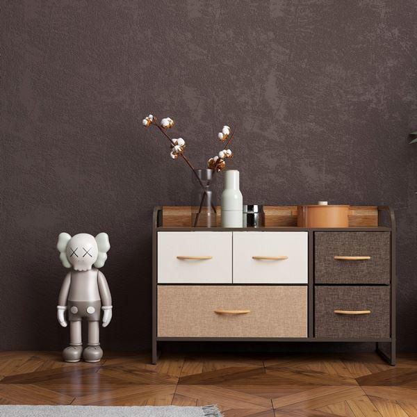 500円引きクーポン 布張りカラーチェスト 2段5杯ワイドタイプ チェスト タンス Florestasa Com Br