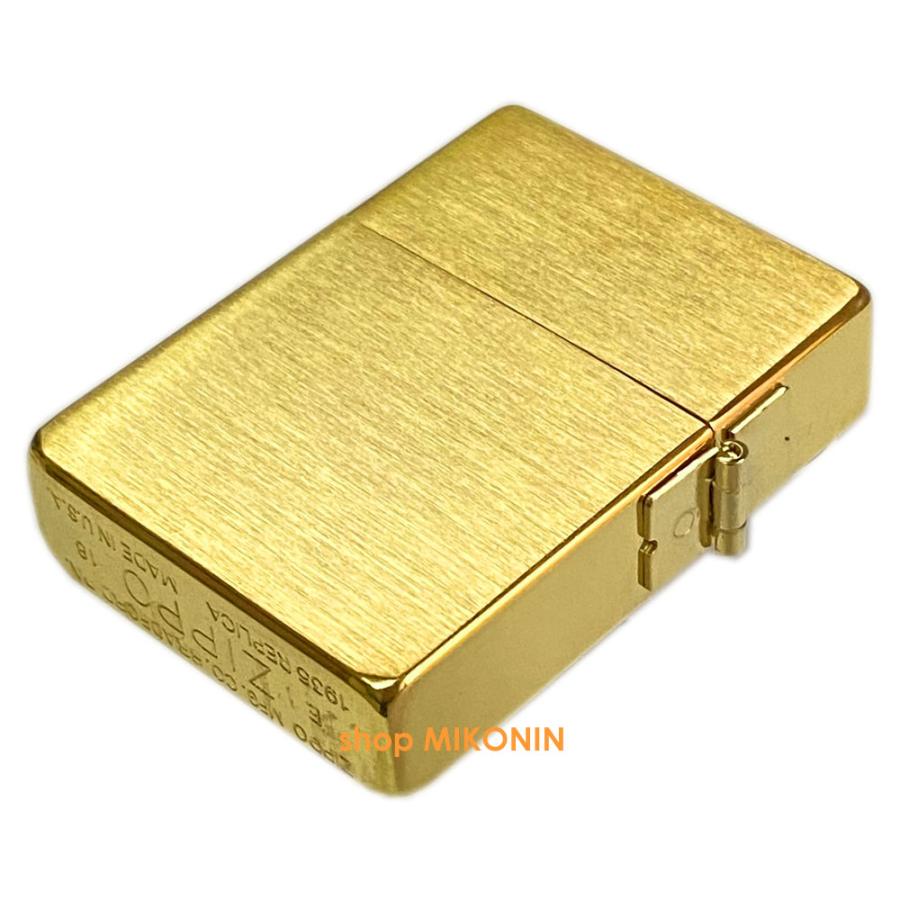 ファッション小物 ZIPPO 1935レプリカ ブラッシュブラス ジッポライター