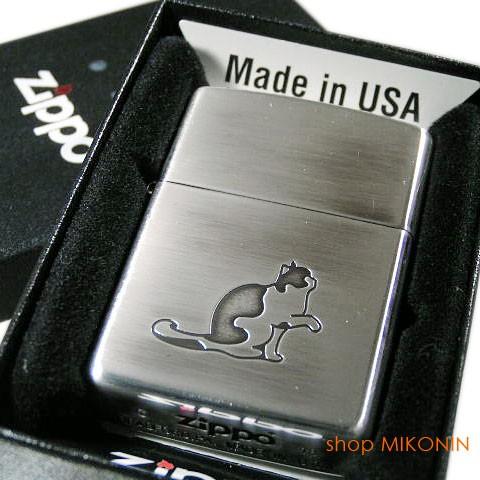 ZIPPO（ジッポー） キャットポー SV 銀イブシ 猫 肉球 両面デザイン 