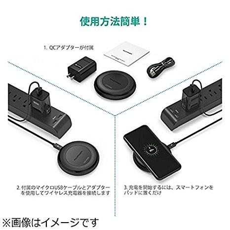 ワイヤレス充電器　RAVPOWER RP-PC058 楽天ビック｜RAVPower｜ラブパワー RAVPower Alpha Series Fast