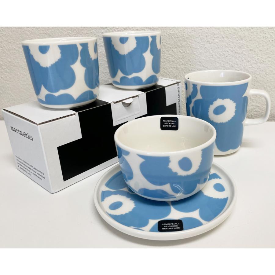 新品未使用　マリメッコ ウニッコ　プレート　２枚セット　セージ　ブルー marimekko（マリメッコ） UNIKKO 60th PLATE SET ウニッコ 60周年