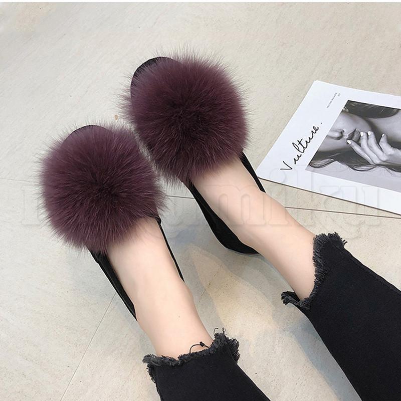 送料無料 パンプス レディース ぺたんこ靴 裏起毛 ポンポン付き もこもこシューズ スリッポン フラット 防寒 暖かい アウトドア きれいめ おしゃれ |  | 03