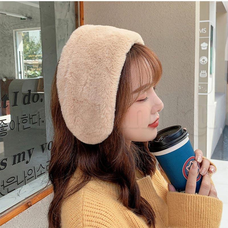 耳あて レディース イヤーマフ カチューシャ ヘアバンド 両用 ファー