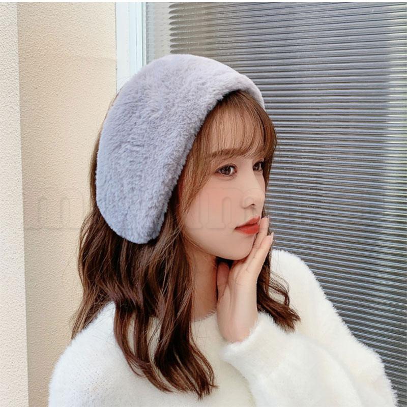 耳あて レディース イヤーマフ カチューシャ ヘアバンド 両用 ファー