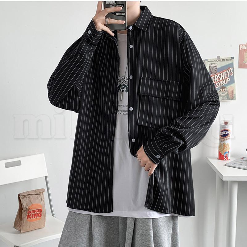 未使用　45R シャツジャケット　ストライプ柄 45R】シャツ｜1977年創業、日本の服。丈夫で長持ち、気持ちの