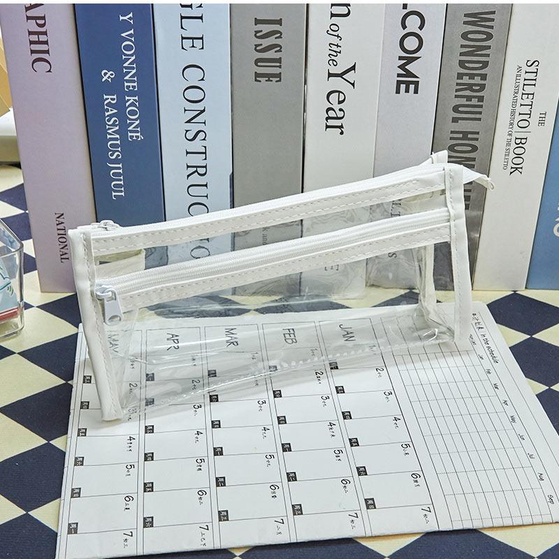 即納 クリアペンケース ツールペンケース 文房具 ペンケース 筆箱 収納