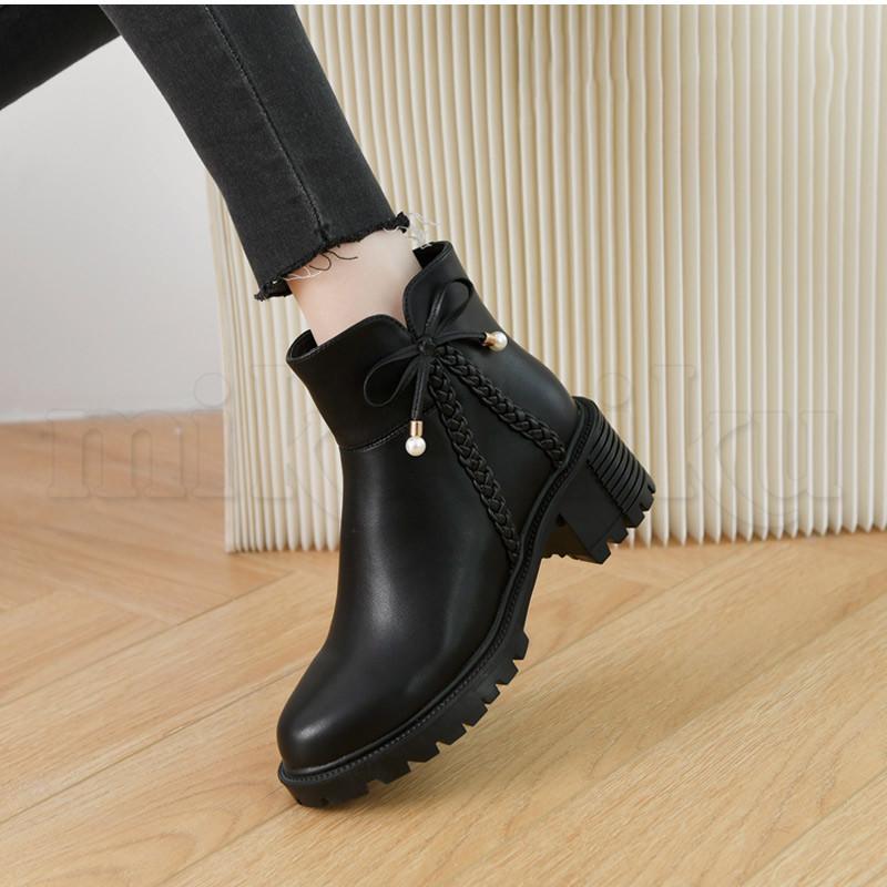 送料無料 ショートブーツ レディース マーティンブーツ リボン