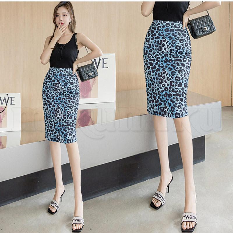 タイトスカート レディース ペンシルスカート 膝丈 膝下 花柄 プリント