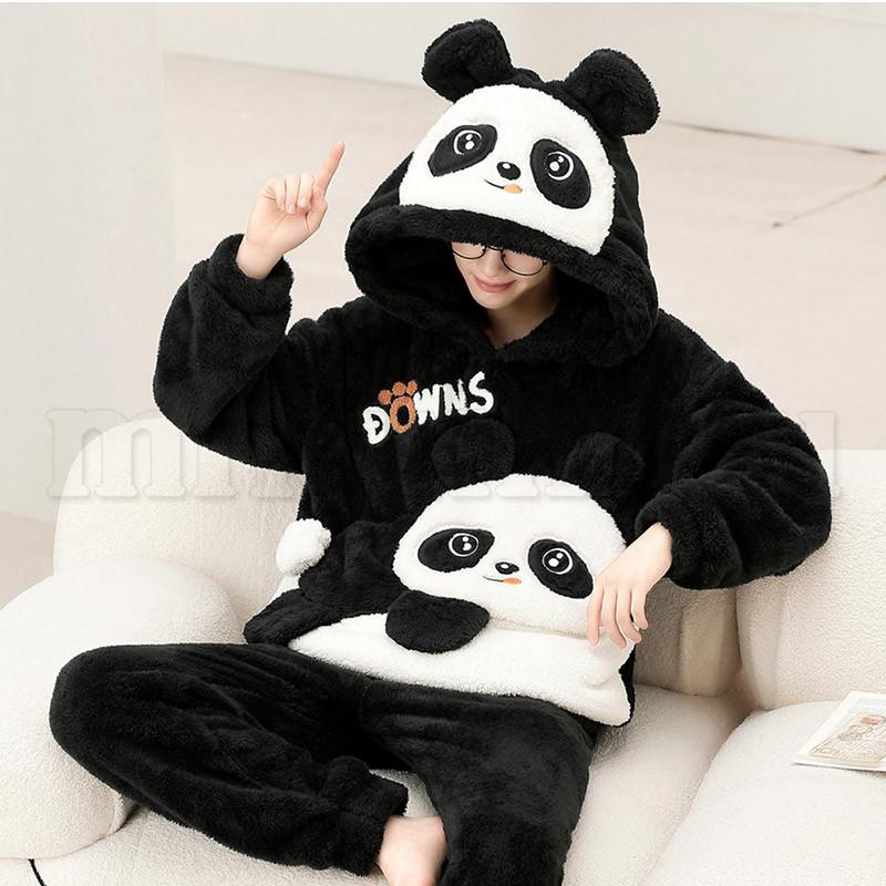 送料無料 パジャマ メンズ フード付き おしゃれ かわいい 暖かい 厚手