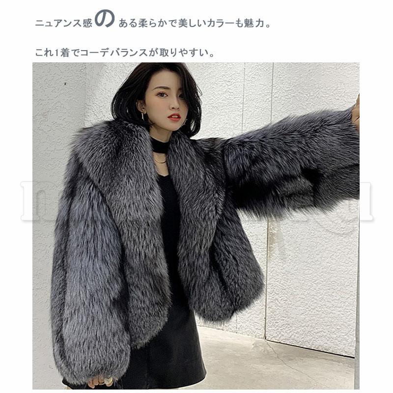 毛皮コート ファーコート ミンク ブラック 15号 XXL 柔らか Amazon 