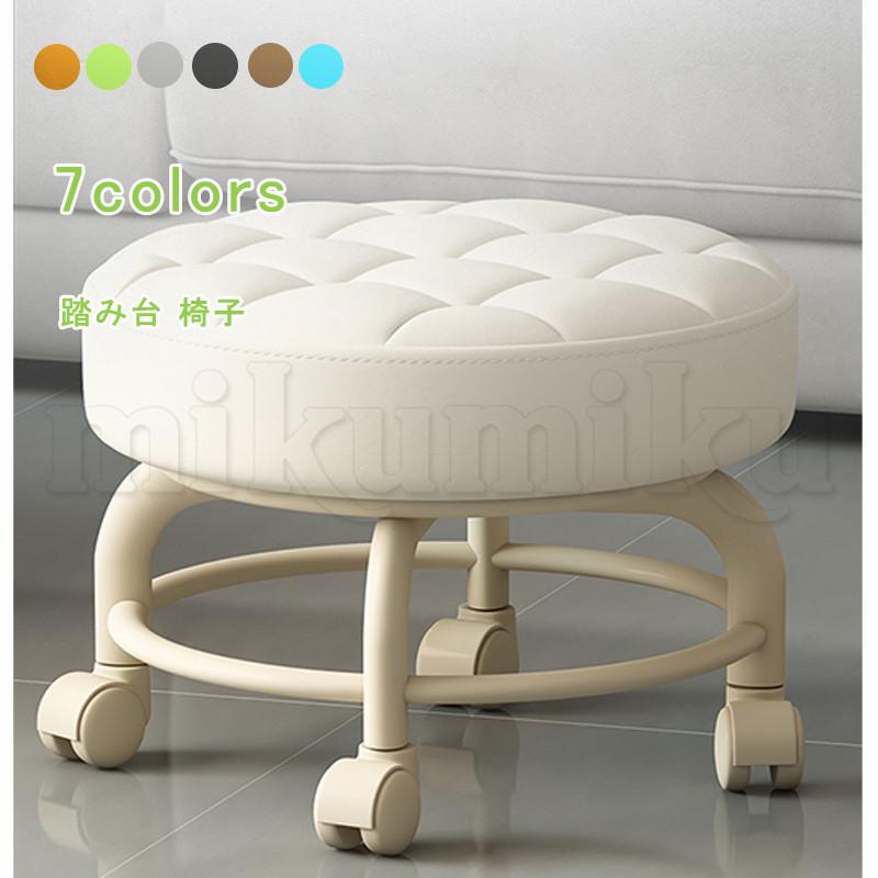 英国アンティーク木製スツール/丸椅子イス/踏み台/腰掛け/飾り棚(92