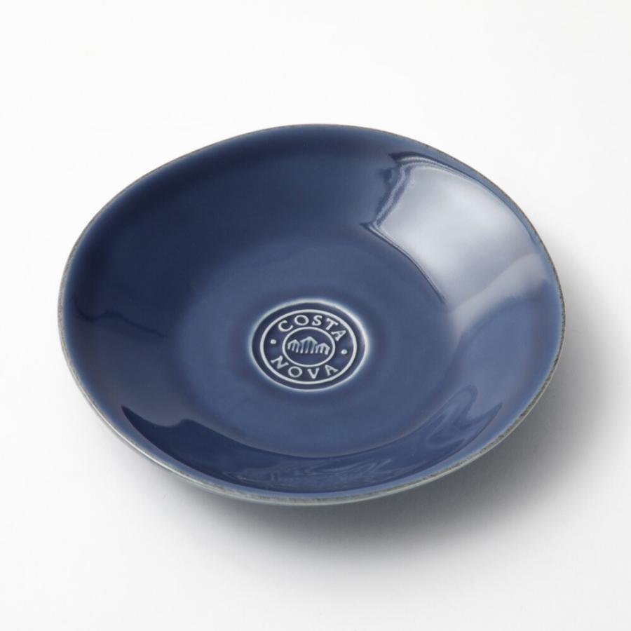 コスタノバ ブレッドプレート 16cm NOVA ( ホワイト ターコイズ デニム
