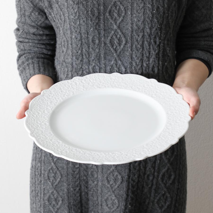 アレッシイ ドレスト サービングプレート 33.5cm 爆買の画像