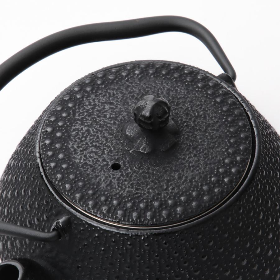 鉄瓶 鉄急須 南部鉄器 腰張型亀甲アラレ 0.5L 及甚 白湯 日本製 鉄分